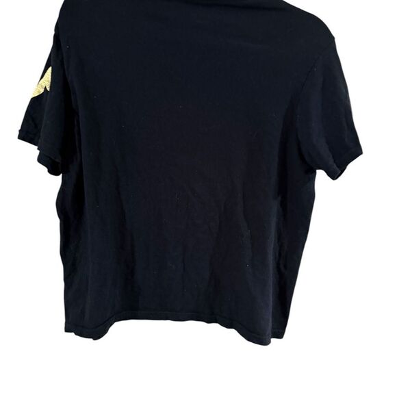 True Religion Black Tee with Gold Accents - Picture 8 of 8
